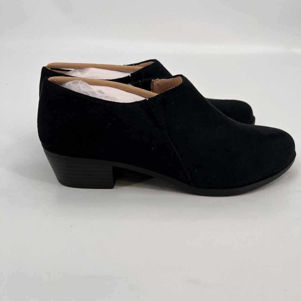LifeStride Abilene Ankle Bootie Black Size 7M Fabric Upper Block Heel Slip On - Picture 5 of 13